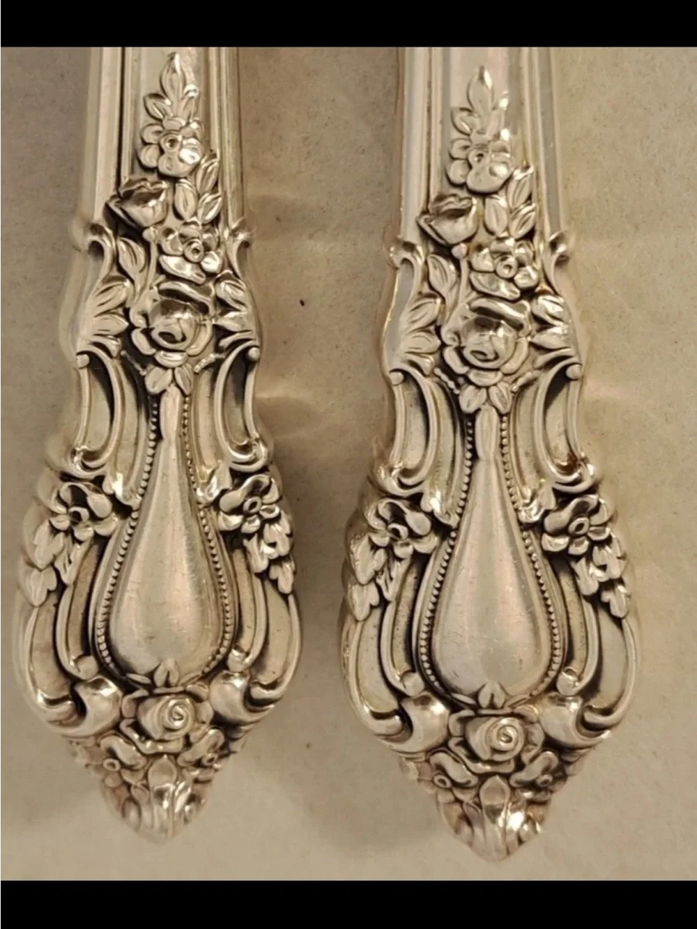 Vintage Royal Danish International Sterling Silver Salad Serving Set